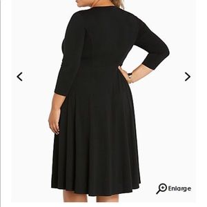 torrid Dresses - Torrid 0 lace up neck knit midi dress bnwt torrid Dresses - Torrid 0 lace up neck knit midi dress bnwt